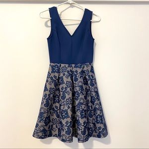 Mini Navy Blue Dress - Francesca’s